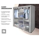 thumbnail image 2 of Closet Ropero Armable 3 Puertas Organizador Portatil gris 1, 2 of 8
