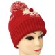 thumbnail image 4 of Gorro de Navidad unisex Gorro de punto de ganchillo de invierno con dibujos animados, 4 of 5