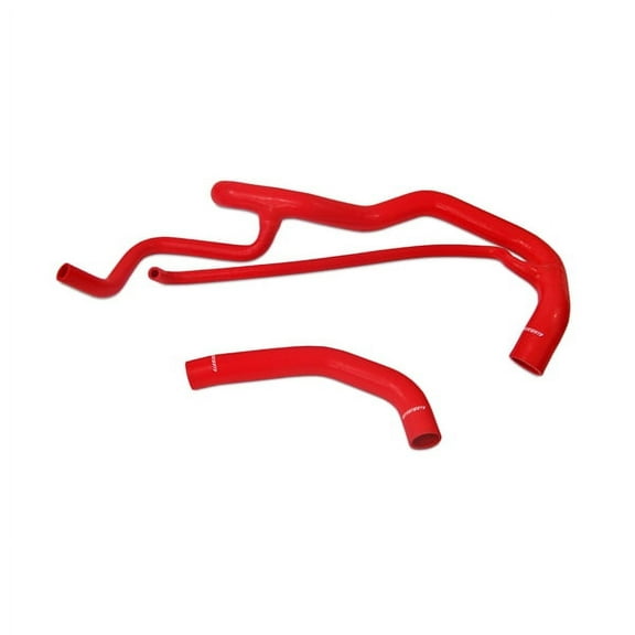 Mishimoto MMHOSE-CHV-01DRD Silicone Radiator Hose Kit Compatible With Chevrolet 6.6L Duramax 2001-2005 Red