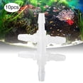 thumbnail image 4 of Fish Tank Joint,10PCS 6-Way Aquarium Water Way Pipe Adapter Aquarium Pipe Adapter Superior Craftsmanship, 4 of 11