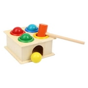 Montessori Wooden Hammering Toy Pounding Box for 1 Year Old Gifts Game