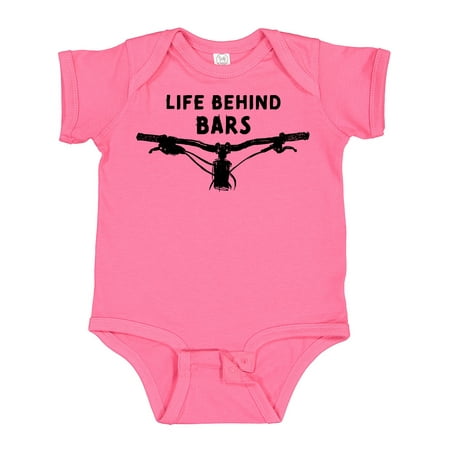 

Inktastic Life Behind Bars Mountain Bike Gift Baby Boy or Baby Girl Bodysuit