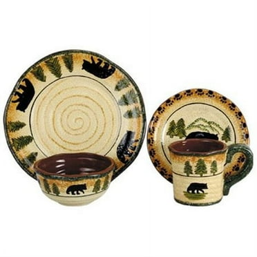 Bear 16 Piece Dinnerware Set