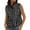 Black, variant on Breezora Women's Checkered Waistcoat Plush Zip Up Sleeveless Jacket Cozy Winter Casual Outerwear for Daily Wear L Size Black