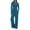 Navy-b, variant on Vivianyo HD Women's 2-Piece Casual Outfit, Long Sleeve Ruched Crew Neck Top and Wide Leg Pants Loungewear Set, Women's Brown, Sizes S-2XL