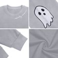 thumbnail image 4 of Atogsazn Women's Halloween Sweatshirt Casual Crew Neck Long Sleeve Pullover Sweater Loose Fall Winter Tops Gray XL Fashion, 4 of 7