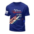 thumbnail image 6 of Ramiter Men's America 250Th Anniversary Printed T-Shirt Patriotic Falg Shirts for Men(Blue,S), 6 of 6