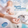 thumbnail image 6 of Turba Medical Vinyl Examination Gloves, Large, Powder-Free, Latex-Free, Ambidextrous, Disposable, 2 Boxes of 100, 6 of 6