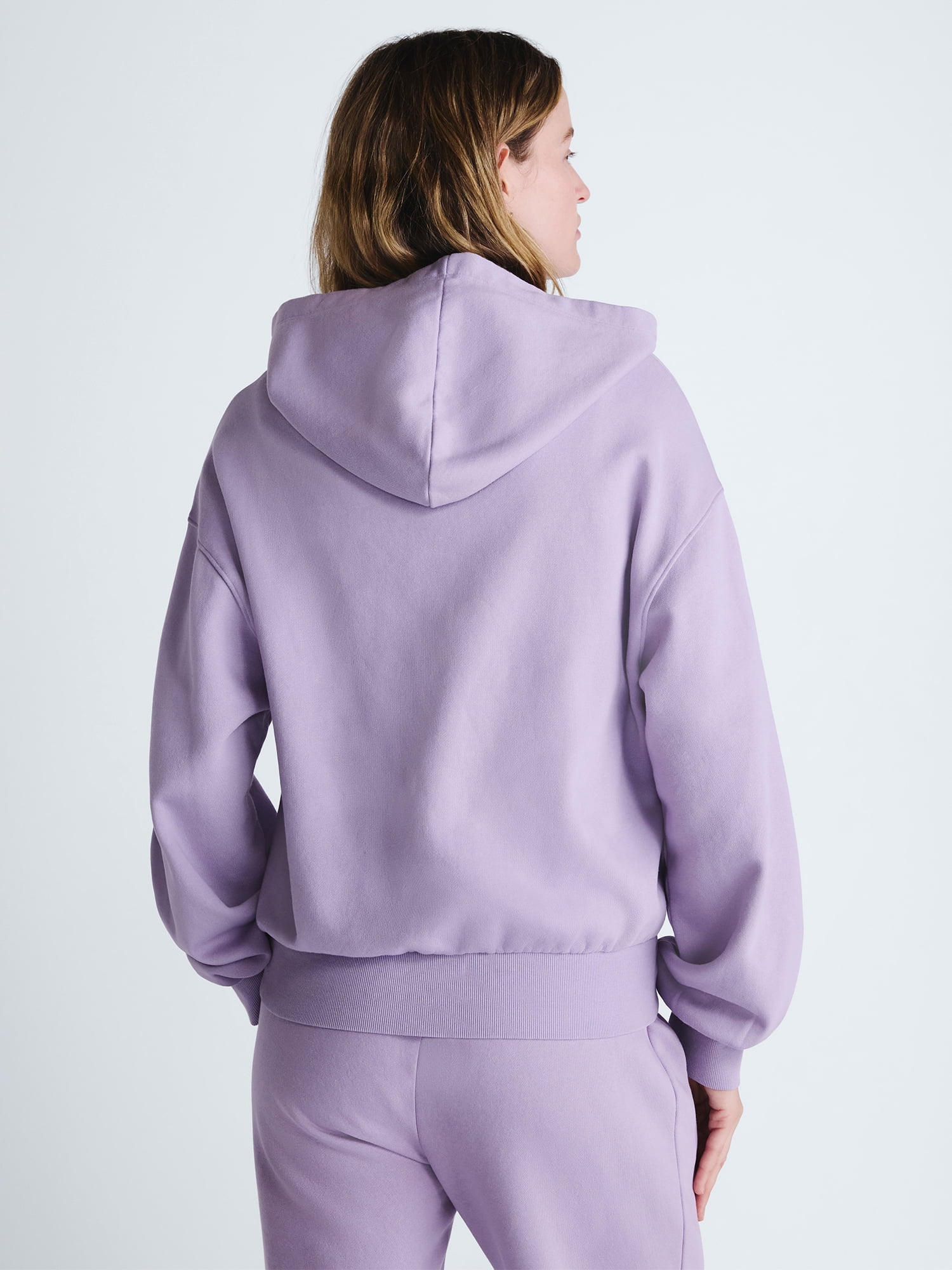 Scoop Women's and Women's Plus Mineral Wash Oversized Hoodie, Sizes XS-4X