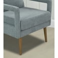 thumbnail image 7 of Mid-Century Accent Chair,2pcs,Vanity Chair with Chenille Armrest & Soft Cushion,Reading Chair for Bedroom Living Room,Home Office,Study,Dim Grey, 7 of 7