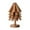 4pcs black walnut, variant on Luzkey Insulation Mat, Home Decor Mat, Tree Shaped Foldable Table Protection Coaster,Wooden Drink Coaster for Bowl Teapot Pot Dishes 3pcs black walnut