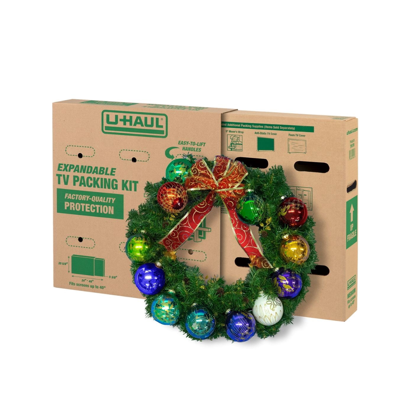 U-Haul Heavy-Duty Expandable TV Moving Box - Medium (Under 40")