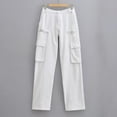 thumbnail image 6 of Kiplyki Fall Ladies Pants Wholesale Women's Retro Overalls Women's 2023 and New Hot Girl Loose High Waist Multi-pocket Straight Pants, 6 of 6