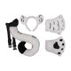thumbnail image 2 of Conjunto de disfraces de animales, disfraz de animal, cola, Halloween, cosplay, fiesta, aro para el pelo Blanco, 2 of 9