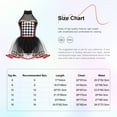thumbnail image 7 of Yeahdor Kids Girls Clown Costume Halter Jester Dress Cosplay Party Fancy Dress Up Dance Leotard Outfit Black 16, 7 of 7