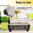 thumbnail image 3 of czcpp-16 PCS Tray Stackers for Harvest Right Freeze Dryer Trays Freeze, Dryer Accessories Compatible with Harvest Right Trays, Stacks 5 Trays, Black, 3 of 4