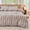 Light Brown-white, variant on Striped Duvet Cover Set 100% Washed Cotton Linen Like Super Soft Chic Bedding Set 3 Pcs Tannish Linen Grey-White Full
