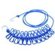 thumbnail image 1 of Tendedero portátil para viajes al aire libre, resistente al viento, con 12 pinzas (azul), 1 of 4