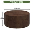 thumbnail image 3 of Uforic 16''H Burl Wood Coffee Table, Natural Coffee Side Table For Living Room Bedroom, Brown, 3 of 9