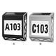 thumbnail image 4 of Placa de puerta Naiovety Solar de acero inoxidable Iluminada resistente al agua, 4 of 6