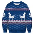 thumbnail image 1 of Hombres Mujeres Navidad Divertido Ugly Sweater Jumper 3d Imprimir Sudadera Tops ShuxiuWang 8390613581044, 1 of 1