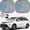 HOLOGRAPHIC, variant on 2-Piece Windshield Sun Shade - Foldable Car Front Window Sunshade for Most Cars SUV Truck Heat Blocker Visor Protector Blocks Max UV Rays and Keeps Your Vehicle Cool