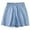Light Blue, variant on Conairie Women Jean Shorts Baggy Stretchy High Waisted Denim Shorts Comfort Summer Distressed Trousers with Pockets Dark Blue L
