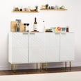 thumbnail image 3 of Storage Cabinet with Doors, Modern Accent Cabinet, Sideboard Buffet Cabinet for Dining Room, Living Room, Kitchen, 3 of 8