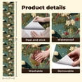 thumbnail image 5 of Peel and Stick Wallpaper Elegant Water birds Lilies Lotus Flowers Vintage Wall Mural 17.7in x 9.8ft Self Adhesive Removable Wall Paper Renter Friendly Wallpaper for Bedroom Kitchen Bathroom, 5 of 8