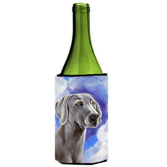 Weimaraner Azure Skies Wine bottle sleeve Hugger 24 oz.