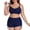 Navy, variant on Womens 2 Piece Swimsuit Curvy Two Piece Bikini Cute Slimming Ruched 2026 Bathing Suits