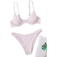 thumbnail image 5 of Maillot de Bain Deux Pièces pour Femmes, Bikini Triangle et String à Nouer sur le Côté, 5 of 5