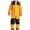 Yellow, variant on EnJoCho Sno𝗐 Suit Kids Overalls Snowsuit Boys Girls 𝖶aterproof Windproof Winter Warm Ski Suits Outdoor Overalls Sno𝗐board Sno𝗐bib