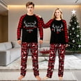 thumbnail image 7 of LuLiaMenton Matching Christmas Outfits Pajamas Set Funny Couples Holiday Pjs, Men 2XL, 7 of 7