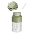 thumbnail image 2 of Licuadora portátil Mini vaso de batidora batidos botella deportiva 100ml máquina de batidos exprimidor de cítricos taza para viajes Fitness Oficina Verde Dos Tapas, 2 of 9