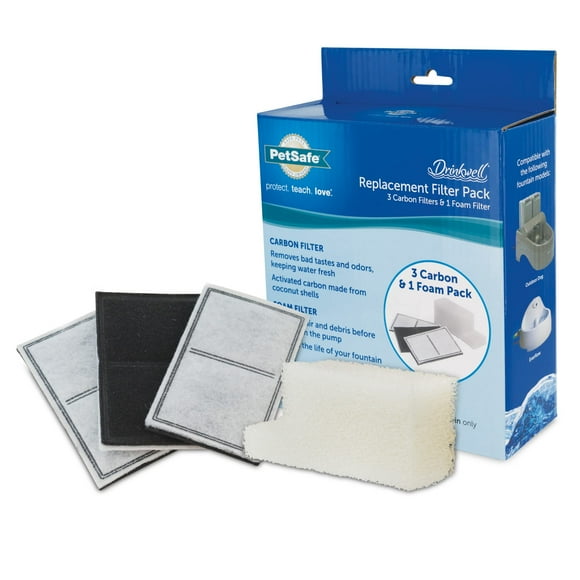 Kit de filtros de repuesto PetSafe Drinkwell Everflow Fountains