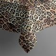 thumbnail image 5 of Brown and Black Leopard Print Square Tablecloth,Waterproof Square Table Cover,Wipeable Spillproof Washable Table Cover for Home Kitchen Party Decor 52"x52"(132x132cm), 5 of 6