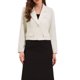 thumbnail image 1 of BLAZER CORTO CHIC INSPIRE para Mujer, Chaqueta de Oficina con Solapa, Manga Larga, Blazers de Negocios XL Blanca, 1 of 6