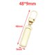 thumbnail image 4 of 20x Metal Zipper Heads Fasteners Zip Pulls for Jackets Clothes Luggage Zulema Tiradores de cremallera, 4 of 8
