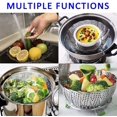 thumbnail image 5 of Vegetable Steamer Basket, Stainless Steel Folding Steamer, 5 of 5