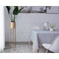 thumbnail image 4 of Ofertas promocionales Mantel de lino de algodón resistente con rayas y flecos, 4 of 4