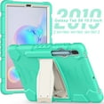 thumbnail image 6 of XYX Case for Samsung Galaxy Tab S6 10.5 inch (SM-T860/SM-T865), Dual Layer Slim Heavy Shockproof Rugged Protective Cover Case with Kickstand (Mint Green), 6 of 7
