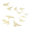 thumbnail image 3 of Etiqueta de la pared, diseño aerodinámico de la decoración del fondo de la etiqueta de la pared del espejo de la forma del pájaro, 3 of 14