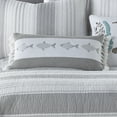 thumbnail image 2 of Freeport by Levtex Home - Decorative Pillow (12x24in.) - Fish - White and grey, 2 of 3