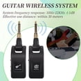 thumbnail image 4 of System Inalámbrico de Guitarra, Transmisor Audio, Receptor, Recargable por USB para Bajo Guitarra Eléctrica, 4 of 5