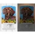 thumbnail image 2 of Caroline's Treasures SC9072CNL Dachshund in Summer Flowers Ceramic Night Light, 6x4x3", multicolor, 2 of 2