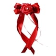 thumbnail image 2 of S SERENABLE 4xRibbon Flower Bow Wedding Party Car Decoration 5 4 Pcs, 2 of 8