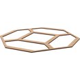 thumbnail image 6 of 66 7/8"W x 66 7/8"H x 3/8"T King Size Cameron Decorative Fretwork Wood Ceiling Panels, Hickory, 6 of 10