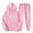 Pink 2 piece outfits for women, variant on Usmixi Tracksuits Set for Women Hoodeis 2 Piece Outfits for Women Fashion ECG Print Hooded Sweatshirt Jogger Pant Lounge Sets Plus Size Workout Sports Sweatsuits Sets with Pocket Under $10
