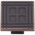 thumbnail image 2 of Pomo cuadrado Stone Harbor Hardware, bronce vintage, 3,2 cm, 2 of 4